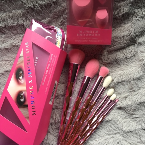 Morphe X Jeffree Star ⭐️ Brush Set & Sponge Trio - Picture 2 of 6
